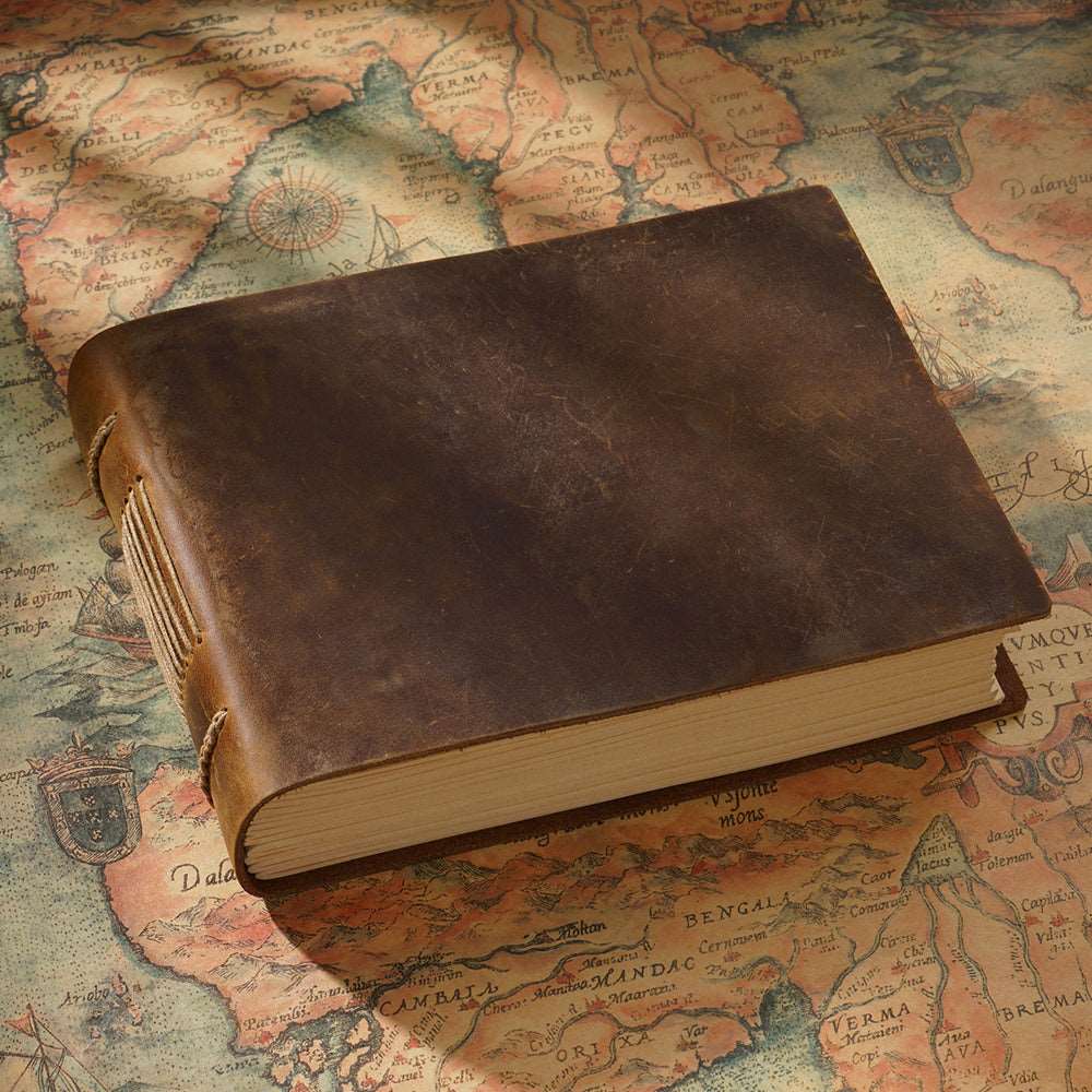 Stunning Leather World Tour Journal with Daolin Paper