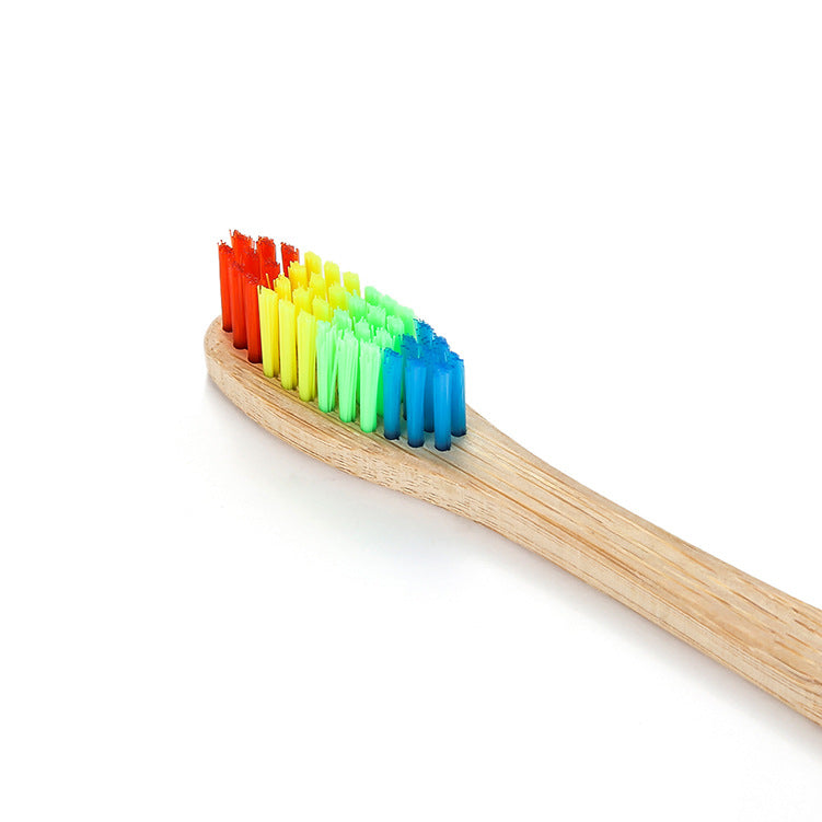 Rainbow Bamboo Toothbrush