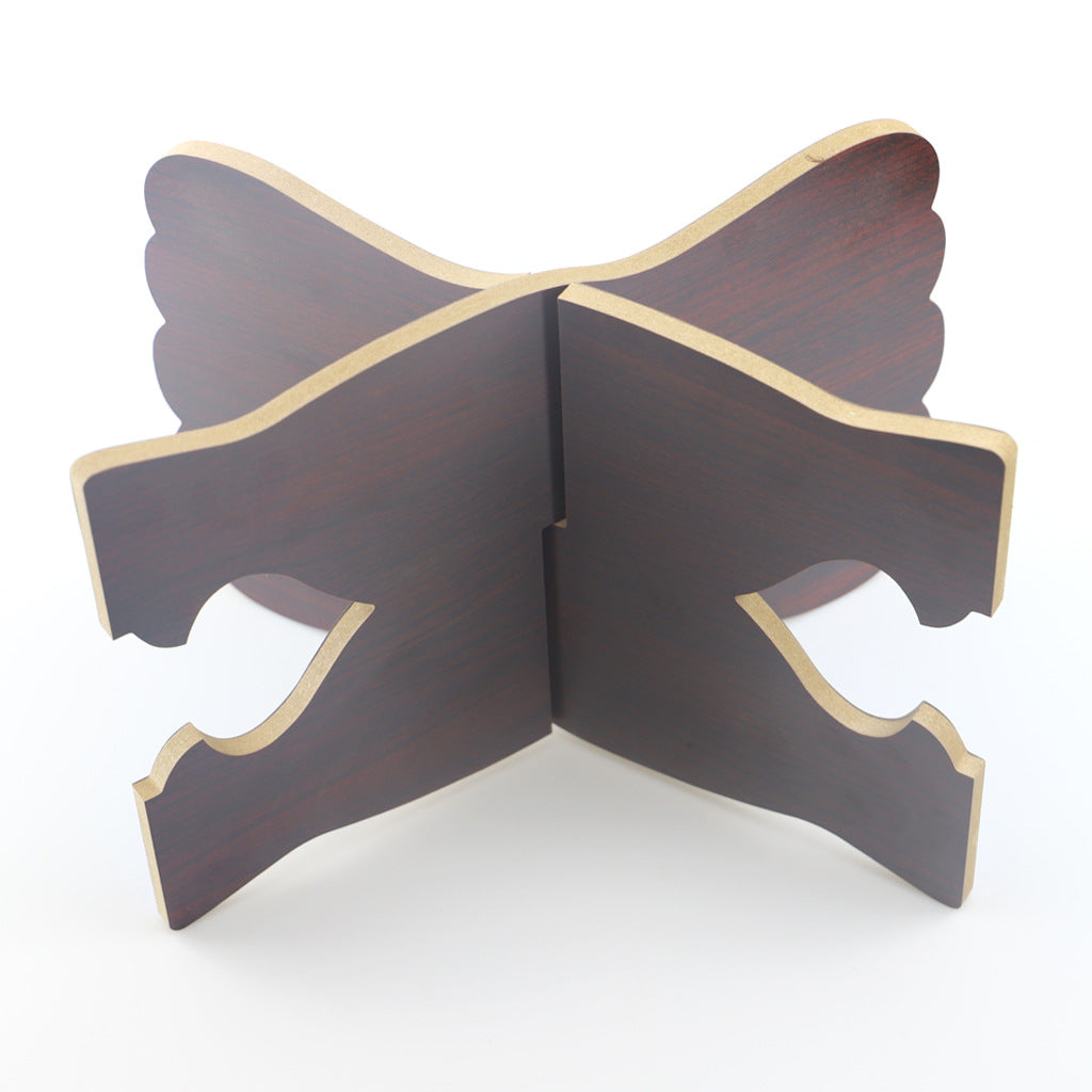 Wooden Eid Mubarak Al-Fitr Sacred Book Holder