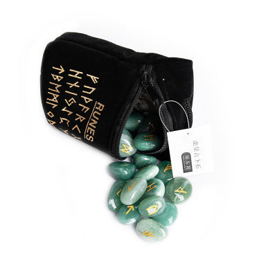 Natural Crystal Fortune-Telling Runes