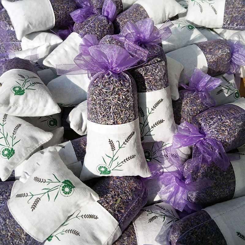 Natural dried flower sachet