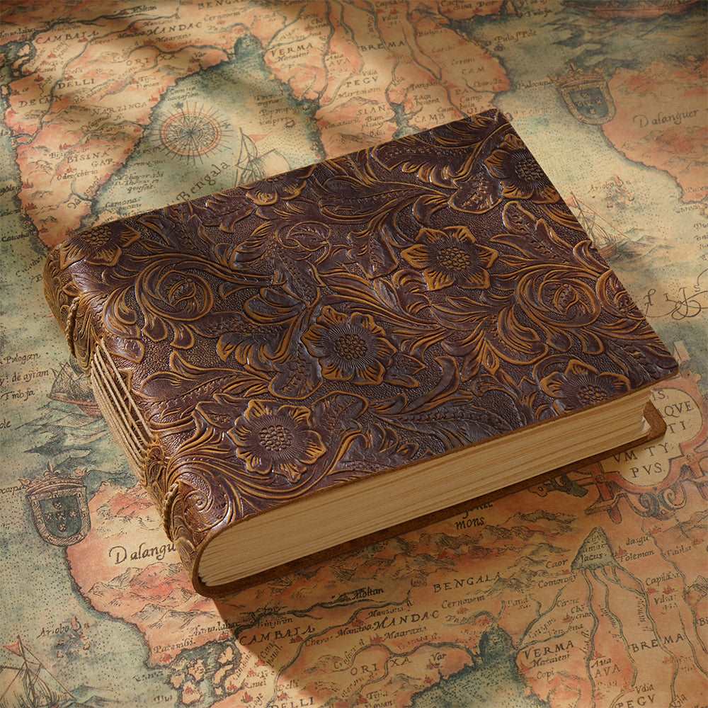 Stunning Leather World Tour Journal with Daolin Paper