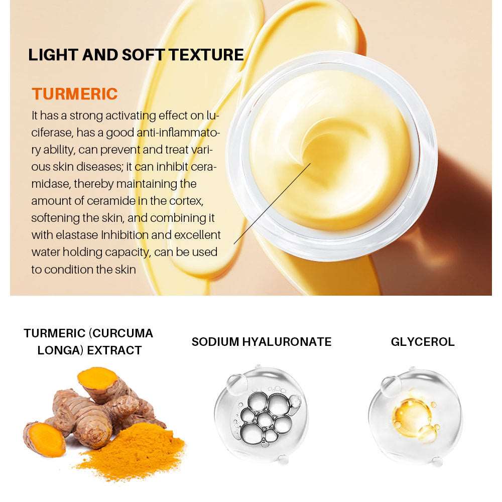 Turmeric Cream To Brighten Skin Tone and Reduce Acne